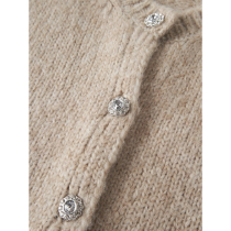 NAME IT Strik Vest Reta Peyote Melange
